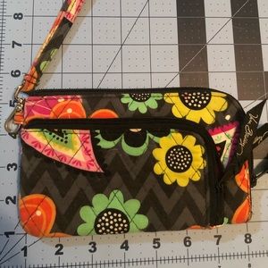 Vera Bradley Ziggy Zinnia Wristlet Wallet